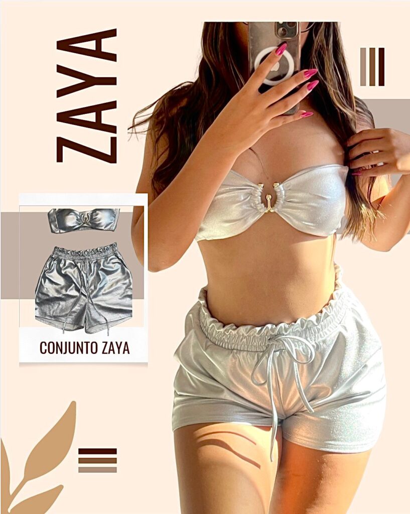CONJUNTO ZAYA - O VERDADEIRO GLAMOUR (TAMANHO M )